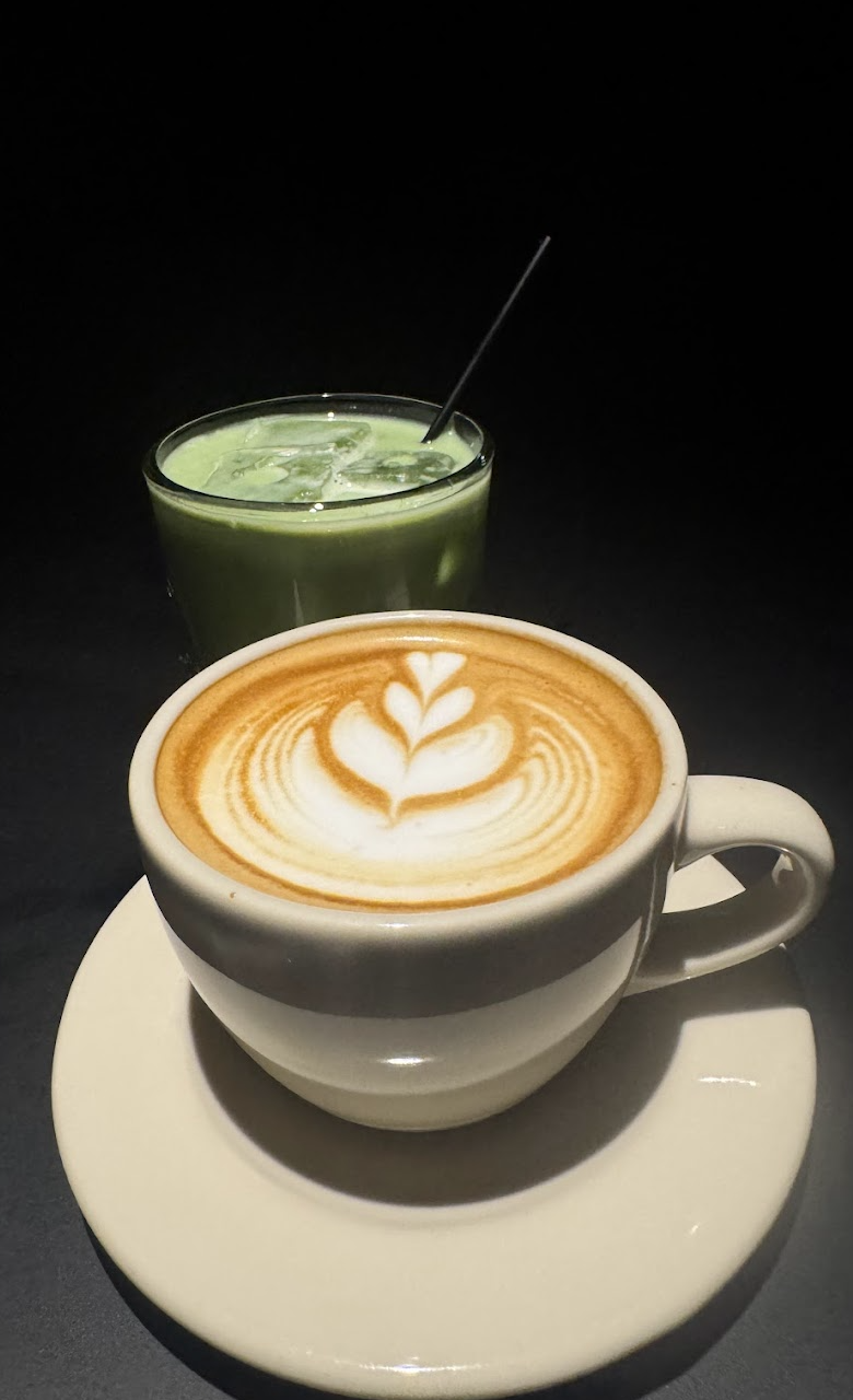 Cafe Latte and Uji Matcha