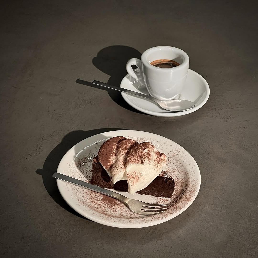 Espresso and chocolate cake